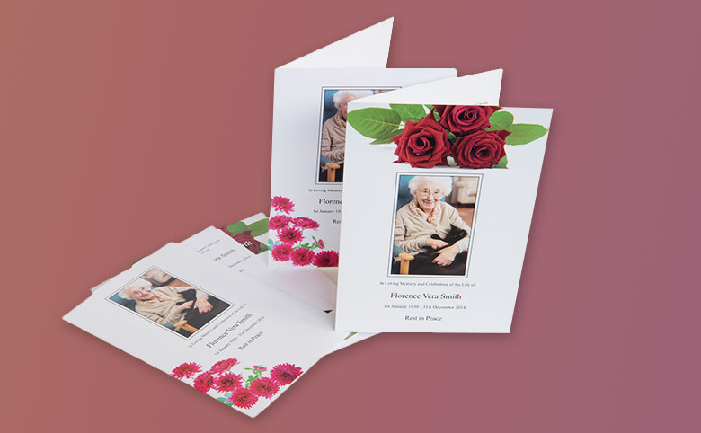How to Personalise Funeral Order of Service Printing